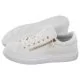 Sneakersy damskie - Sneakersy Low Cut Lace-Up Sneaker White T3A9-32698-1355 100 (TH667-a) Tommy Hilfiger - grafika 1