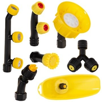 Zestaw Dysz Do Opryskiwaczy 7 Elementów Różne Rodzaje Dysze Do Opryskiwacza