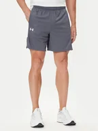 Spodenki męskie - Under Armour Szorty sportowe Ua Zone 7 1383389 Szary Regular Fit - miniaturka - grafika 1