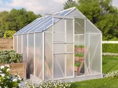 Szklarnie ogrodowe - VITAVIA szklarnia TARGET 6200 PC 4 mm srebrna LG1470 - miniaturka - grafika 1