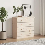 Komody - vidaXL Komoda ALTA, 77x35x73 cm, drewno sosnowe - miniaturka - grafika 1