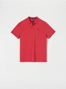 Koszulki męskie - Sinsay - Koszulka polo - różowy - miniaturka - grafika 1