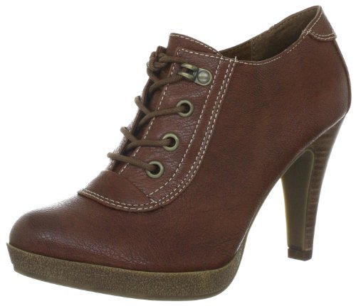 s.Oliver Casual 5-5-24400-39 damskie modne półbuty i botki, brązowy - Braun koniak 305-42 EU