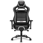 Fotele gamingowe - huzaro Fotel Force 8.2 czarno-biały - miniaturka - grafika 1