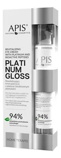 Apis Rewitalizujący krem pod oczy z platyną i bioaktywnymi peptydami Platinum Gloss 10 ml - Korektory pod oczy - miniaturka - grafika 1