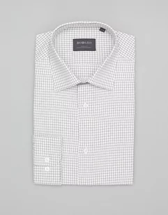 koszula matera 00456 długi rękaw beżowy slim fit - Koszule męskie - miniaturka - grafika 1