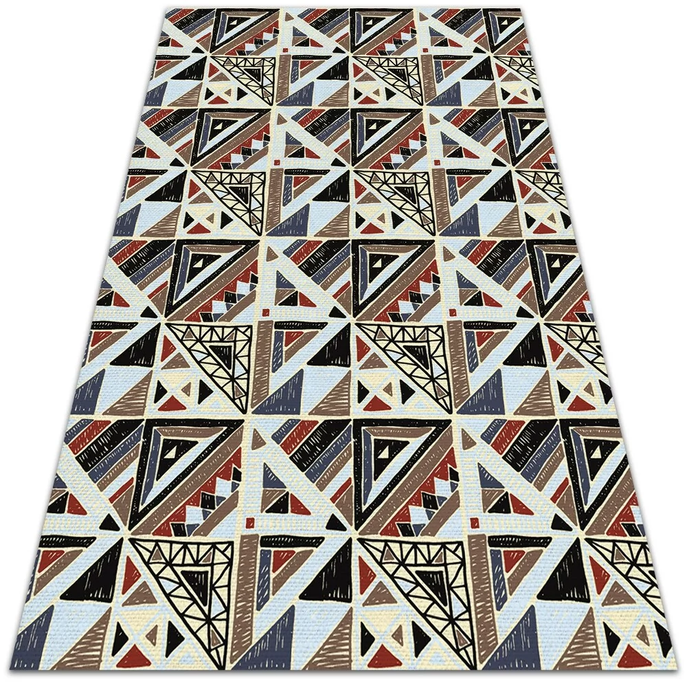 Modny dywan winylowy Geometryczna mozaika 100x150 cm