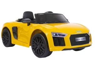 Auto na akumulator Audi R8 Żółty Lakierowane - Pojazdy elektryczne dla dzieci - miniaturka - grafika 3
