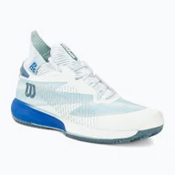 Buty sportowe męskie - Buty do tenisa męskie Wilson Kaos Rapide STF Clay white/sterling blue/china blue - miniaturka - grafika 1