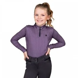 Koszulka sportowa młodzieżowa FAYEN JUNIOR - QHP - Koszulki jeździeckie - miniaturka - grafika 1