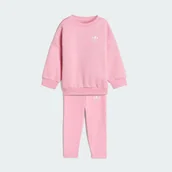 Dresy i komplety dla dziewczynek - ZESTAW LEGGINSÓW OVERSIZED CREW - Adidas - miniaturka - grafika 1