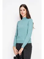 Swetry damskie - William de Faye Sweter w kolorze turkusowym - miniaturka - grafika 1