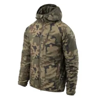 Odzież taktyczna i umundurowanie - Kurtka Helikon-Tex WOLFHOUND Hoodie Climashield Apex 67g - PL Woodland - miniaturka - grafika 1