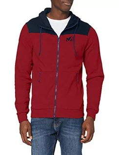Bluzy męskie - Millet Męska bluza z kapturem Repercute Heavy Sweat Hoodie M wielokolorowa Tybetan Red/Orion Blue S MIV8541 - grafika 1