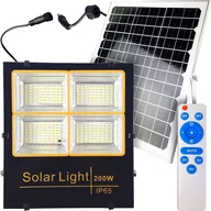 Lampy ogrodowe - LAMPA SOLARNA ŚCIENNA MOCNA SOLAR Z CZUJNIKIEM ZMIERZCHU COB PANEL LED IP65 - miniaturka - grafika 1