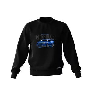 Czarna bluza NISSAN R34 GODZILLA-XXL - Odzież do sportów motorowych - miniaturka - grafika 1