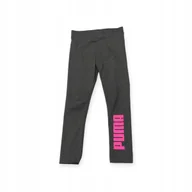 Legginsy - Getry legginsy dziewczęce szare Puma 5/6 lat - miniaturka - grafika 1