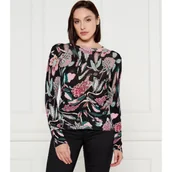 Swetry damskie - Desigual Sweter | Regular Fit | z dodatkiem lnu - miniaturka - grafika 1