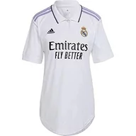 Bluzki damskie - adidas Real H bluzka damska, biały, XL - miniaturka - grafika 1