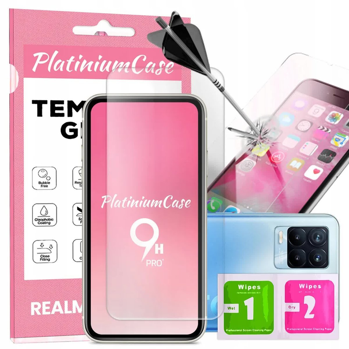 Szkło hartowane 9H szybka ochronna do REALME 8 PRO