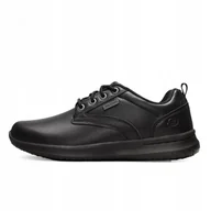 Sneakersy męskie - Buty męskie sneakersy Skechers Delson ze skóry naturalnej wodoodporne - miniaturka - grafika 1