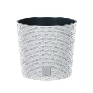 Prosperplast Doniczka Rato Round, biała, 20 cm, 4,75 L - Donice - miniaturka - grafika 1