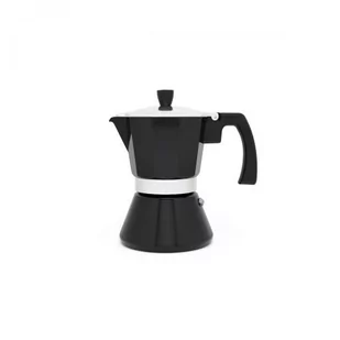 Leopold Leopold TIVOLI Kawiarka Włoska 400 ml Czarna LV113008 - Zaparzacze i kawiarki - miniaturka - grafika 1