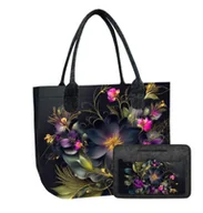 Torebki damskie - Zestaw Bertoni duża torba filcowa Lady XL Maura + organizer - miniaturka - grafika 1