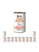 Mokra karma dla psów - Brit Mono protein turkey 400 g - miniaturka - grafika 1