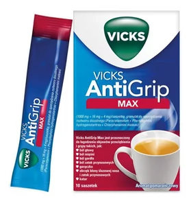 TEVA PHARMACEUTICALS POLSKA SP. Z O. O. Vicks Symptomed Max 10 Saszetek - Przeziębienie i grypa - miniaturka - grafika 1