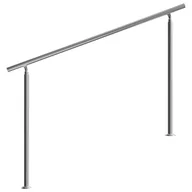 Balustrady i akcesoria - Balustrada na schody Stal nierdzewna 160cm - miniaturka - grafika 1