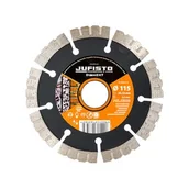 Tarcze do pił - Tarcza diamentowa 115 x 2,0 x 22,23 mm wysokość segmentu 10 mm typ ostrza KU Jufisto - miniaturka - grafika 1