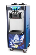 Inne urządzenia gastronomiczne - Maszyna do lodów włoskich automat do lodów soft nocne chłodzenie 2 smaki + mix niebieska 2x6l RQ208C-B Resto Quality - miniaturka - grafika 1