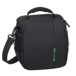 Rivacase torba na aparat fotograficzny  elegancki lustrzany torba na ramię z chroniącym wyściółka wewnętrzna i kieszeni na akcesoria  czarny RIVA-7420-BLACK-PS - Torby fotograficzne i futerały - miniaturka - grafika 2
