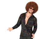 Dodatki do strojów karnawałowych - Koszula disco dla mężczyzny - 1 szt. - miniaturka - grafika 1
