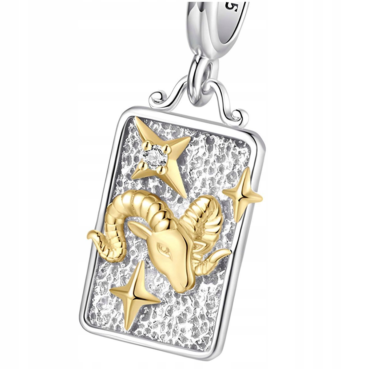 Charms Zawieszka Charms Znak Zodiaku Baran Srebro 925 Charmsy Trusky