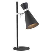 Lampy stojące - Argon Stojąca LAMPA stołowa LUKKA 3894 biurkowa LAMPKA metalowa czarna 3894 - miniaturka - grafika 1