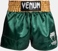 Spodnie sportowe męskie - Venum Spodenki Muay Thaï Classic Shorts Green/Gold/White - miniaturka - grafika 1