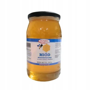 Miód wielokwiatowy z Podlaskiej Pasieki 1200 g - Miód - miniaturka - grafika 1