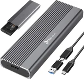 Obudowy i kieszenie na dyski twarde - Kieszeń Reagle Obudowa na dysk SSD NVME PCIe M.2 USB-C 3.2 GEN2 Adapter Kieszeń M2 Reagle - miniaturka - grafika 1