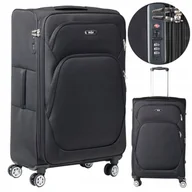 Walizki - Mapi WALIZKA PODRÓŻNA MATERIAŁOWA LEKKA ŚREDNIA NA KÓŁKACH BAGAŻ 75L MAPI - miniaturka - grafika 1