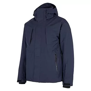 4F Męska kurtka narciarska Kumn004 Jeans, granatowa, rozmiar S, niebieski morski - Kurtki męskie - miniaturka - grafika 1