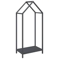 Wózki magazynowe - vidaXL Stojak na drewno opałowe, antracyt, 40x25x90 cm - miniaturka - grafika 1