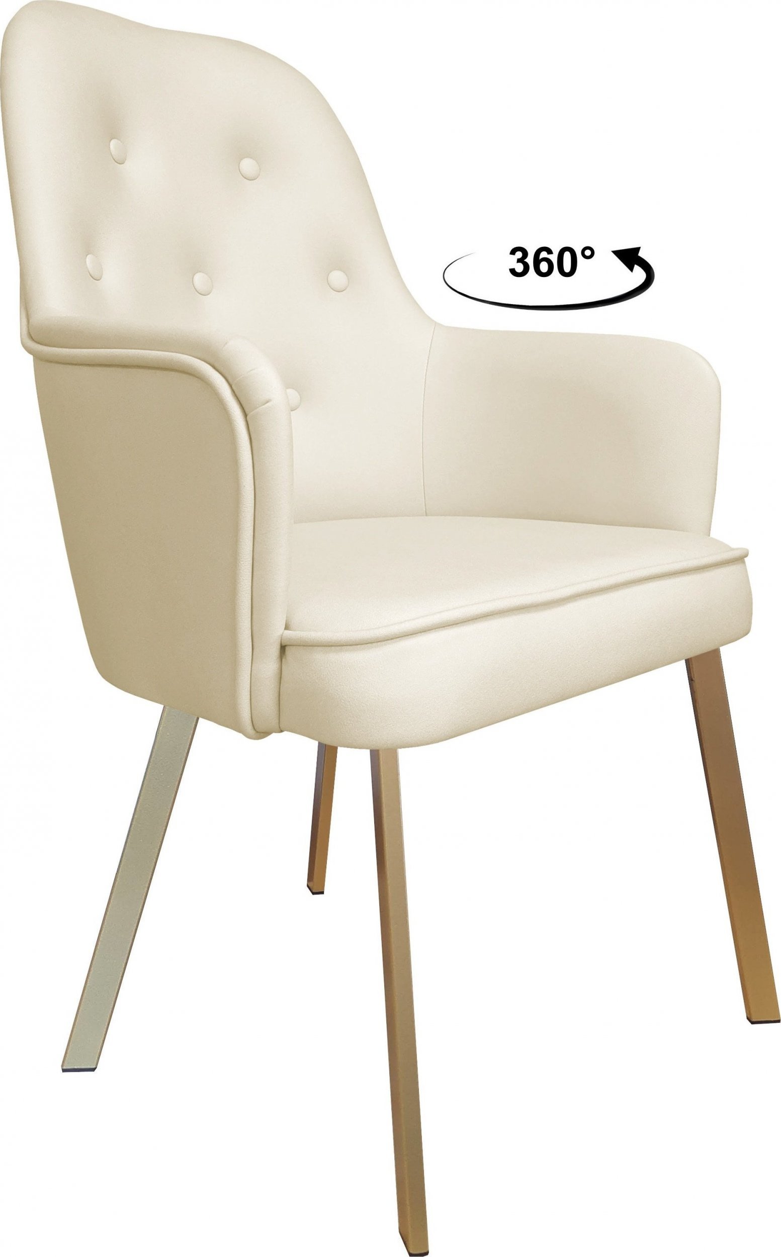 Atos Krzesło obrotowe SARA noga Profil złota Vega02