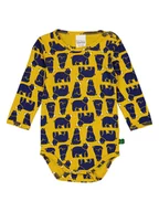 Body dla niemowląt - Fred´s World by GREEN COTTON Body "Bear" w kolorze żółtym - miniaturka - grafika 1