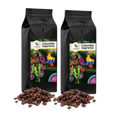 Kawa ziarnista Kolumbia Supremo 2x1000g Los Gustos
