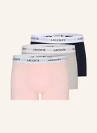 Majtki damskie - Lacoste Bokserki, 3 Szt. rosa - miniaturka - grafika 1