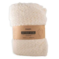 Ozdoby do włosów - Mohani Hair Wrap turban-ręcznik do włosów z mikrofibry Biały - miniaturka - grafika 1