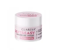 Żele do paznokci - Claresa żel budujący Soft&Easy gel panna cotta 12g - miniaturka - grafika 1