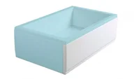 Obudowy brodzików - POLYSAN obudowa brodzikowa czołowa prawa DEEP PLAIN 130x36 cm 72953 - miniaturka - grafika 1